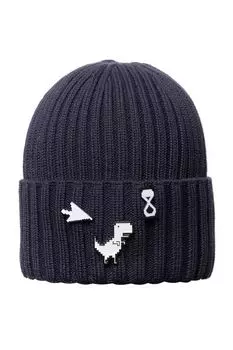Шапка бини со значками Андерсен
