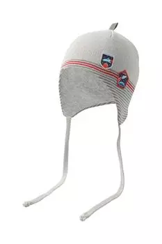 Шапка хлопковая на завязках с принтом Totti