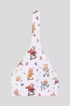 Шапка хлопковая с принтом Aspaya