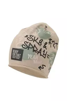 Шапка хлопковая с принтом OVS