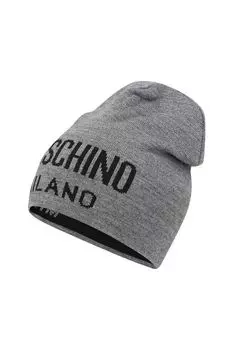 Шапка из смесовой шерсти с логотипом Moschino