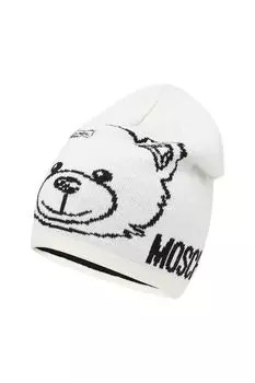 Шапка из смесовой шерсти с логотипом Moschino