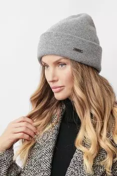 Шапка из смесовой шерсти с отворотом FABRETTI