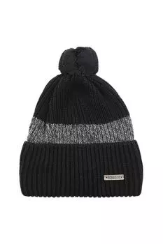Шапка из смесовой шерсти с помпоном FABRETTI
