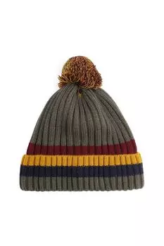 Шапка из смесовой шерсти с помпоном FABRETTI