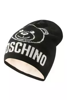 Шапка с добавлением шерсти Moschino