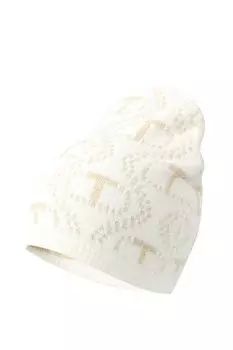 Шапка с фирменным принтом Oval T TWINSET