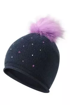 Шапка с меховым помпоном Marhatter