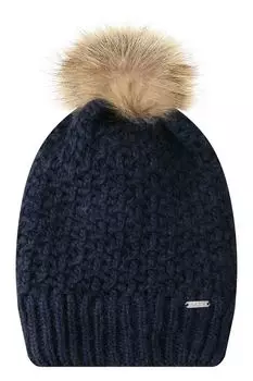 Шапка с меховым помпоном Pulka