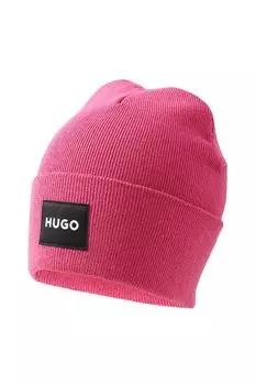 Шапка с отворотом HUGO