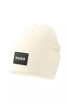 Шапка с отворотом HUGO