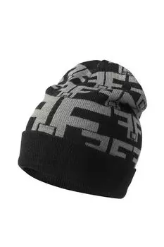 Шапка с отворотом и принтом FRACOMINA