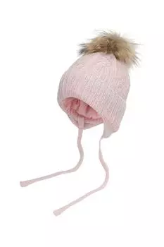 Шапка с помпоном на завязках GIOCO