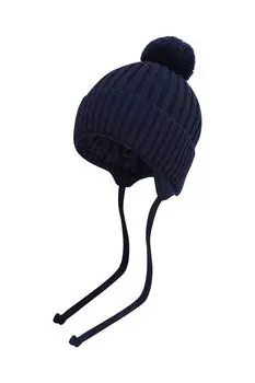 Шапка с помпоном на завязках GIOCO
