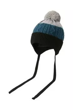 Шапка с помпоном на завязках Pulka