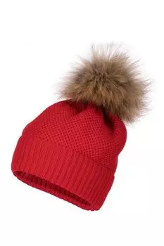 Шапка с помпоном Снег Идёт