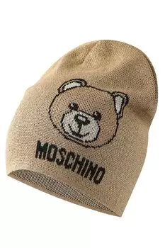 Шапка с принтом Moschino