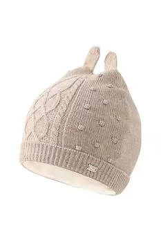 Шапка с ушками из смесовой шерсти Leoking