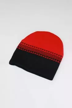 Шапка шерстяная с принтом Hatparad