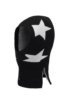 Шапка-шлем из смесовой шерсти с принтом Molo