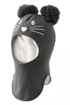 Шапка-шлем с помпонами Bogi