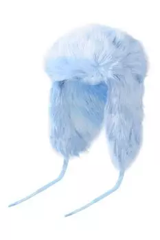 Шапка-ушанка из искусственного меха BELUCCI