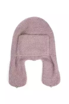 Шапка-ушанка из смесовой шерсти FABRETTI