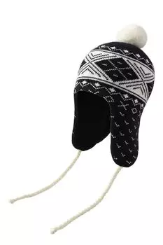 Шапка-ушанка с помпоном BELUCCI