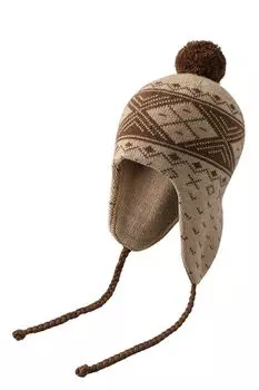 Шапка-ушанка с помпоном BELUCCI