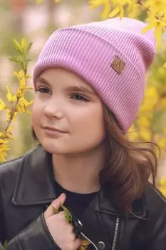 Шапка в рубчик из вискозы Андерсен