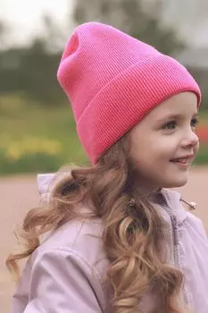 Шапка в рубчик из вискозы Андерсен