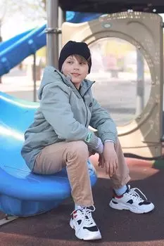 Шапка в рубчик с добавлением шерсти Андерсен