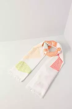 Шарф хлопковый с принтом Fraas