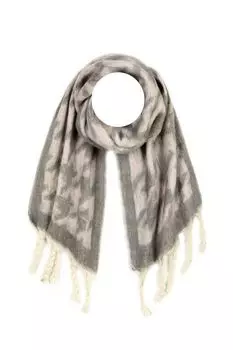 Шарф из смесовой шерсти с принтом Mellizos