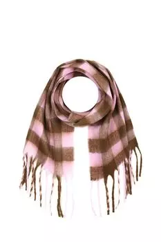 Шарф из смесовой шерсти с принтом в клетку Mellizos