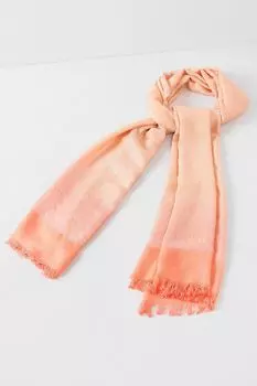 Шарф из вискозы с бахромой A + MORE