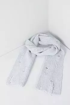 Шарф с декоративными разрезами COLORPLAY