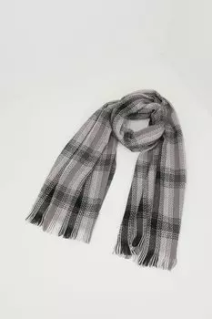 Шарф с добавлением шерсти в клетку MARCO DI RADI