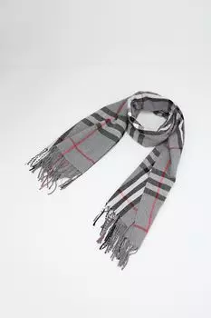 Шарф с добавлением шерсти в клетку MARCO DI RADI