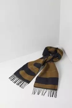 Шарф с кистями и принтом LERROS