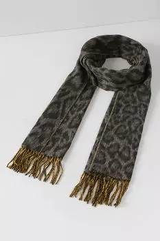 Шарф с леопардовым принтом Fraas