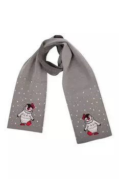Шарф с новогодним принтом Marhatter