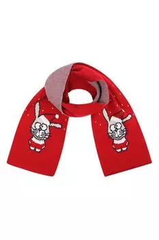 Шарф с новогодним принтом Marhatter