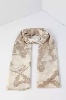 Шарф с принтом Fraas