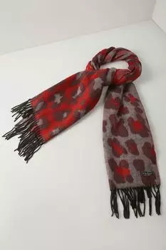 Шарф с принтом Fraas