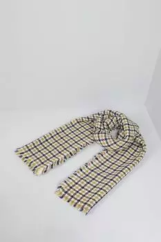 Шарф с принтом гусиная лапка Emme Marella