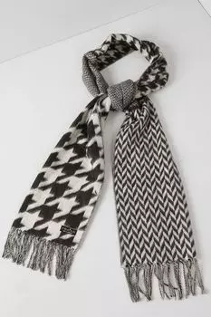 Шарф с принтом «гусиная лапка» Fraas