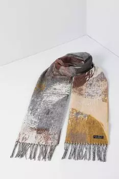 Шарф с принтом и бахромой Fraas