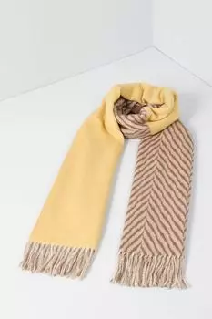 Шарф с принтом и бахромой Fraas