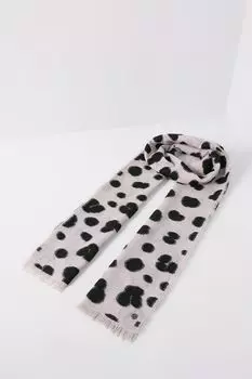 Шарф с принтом и бахромой Fraas